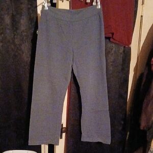 Hanes Women's Gray Wide Leg Pants